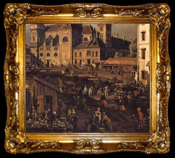framed  Bernardo Bellotto The Freyung in Vienna from the south-east, ta009-2